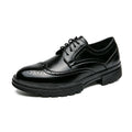 Kenike men's business brogue shoes outsole detail