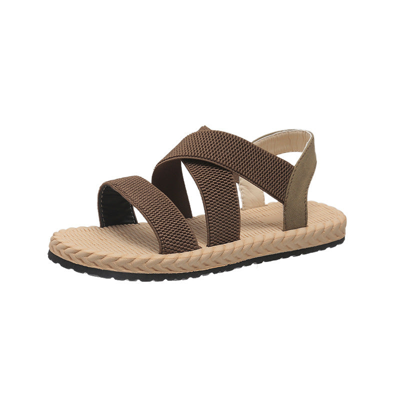 Kenike Roman style soft bottom sandals colour option