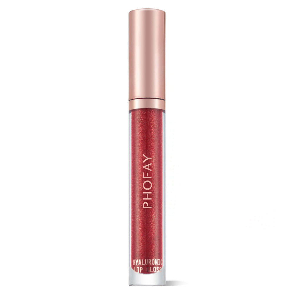 PHOFAY hydrating lip gloss final product close-up