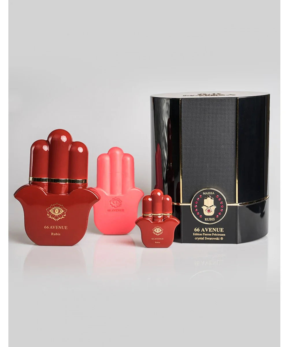 Maïssa 66 Avenue Precious Stones perfume gift box front view