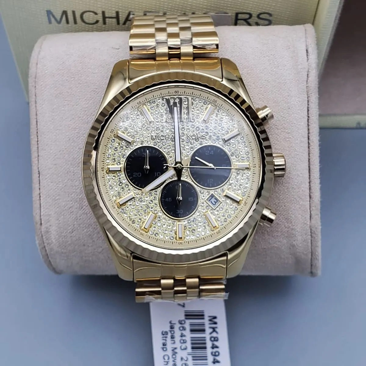 Michael Kors MK8494 gold watch additional detail image