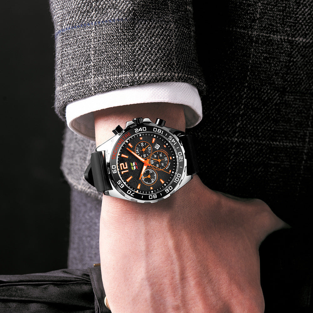 Kenike thin rubber sports watch colour option