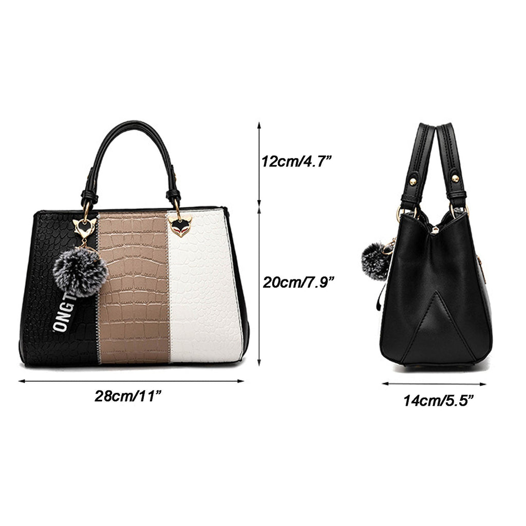 Kenike wave women handbag close-up texture detail
