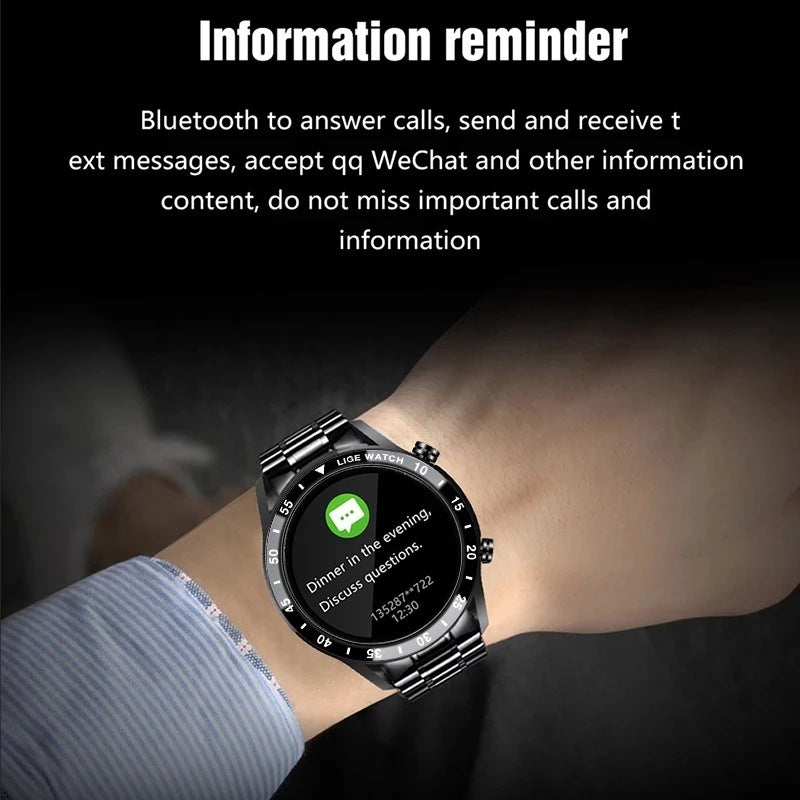 Kenike Bluetooth call smart watch display detail