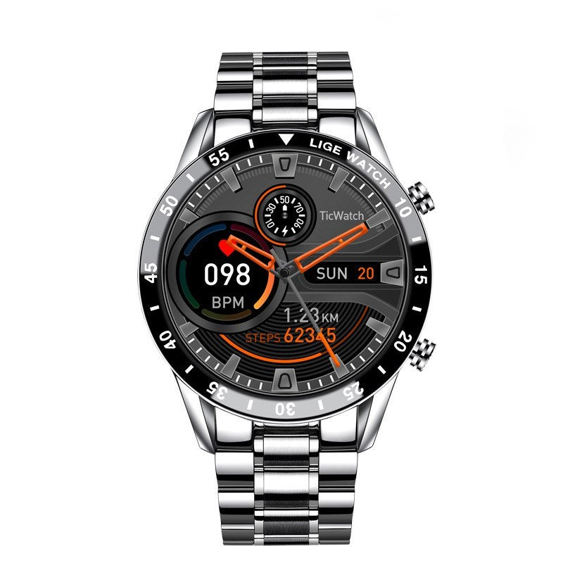 Kenike Bluetooth smart watch fitness tracking detail