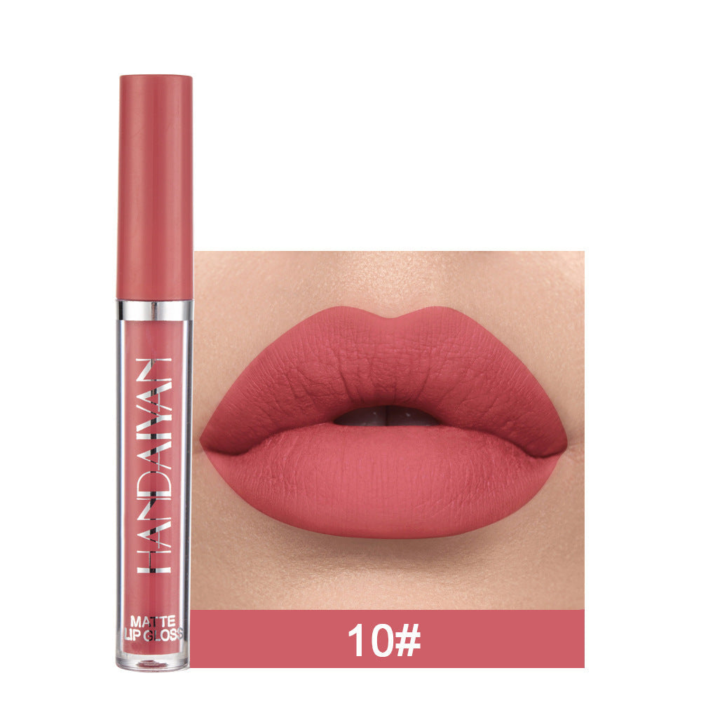 Kenike non-fading matte lip gloss colour detail