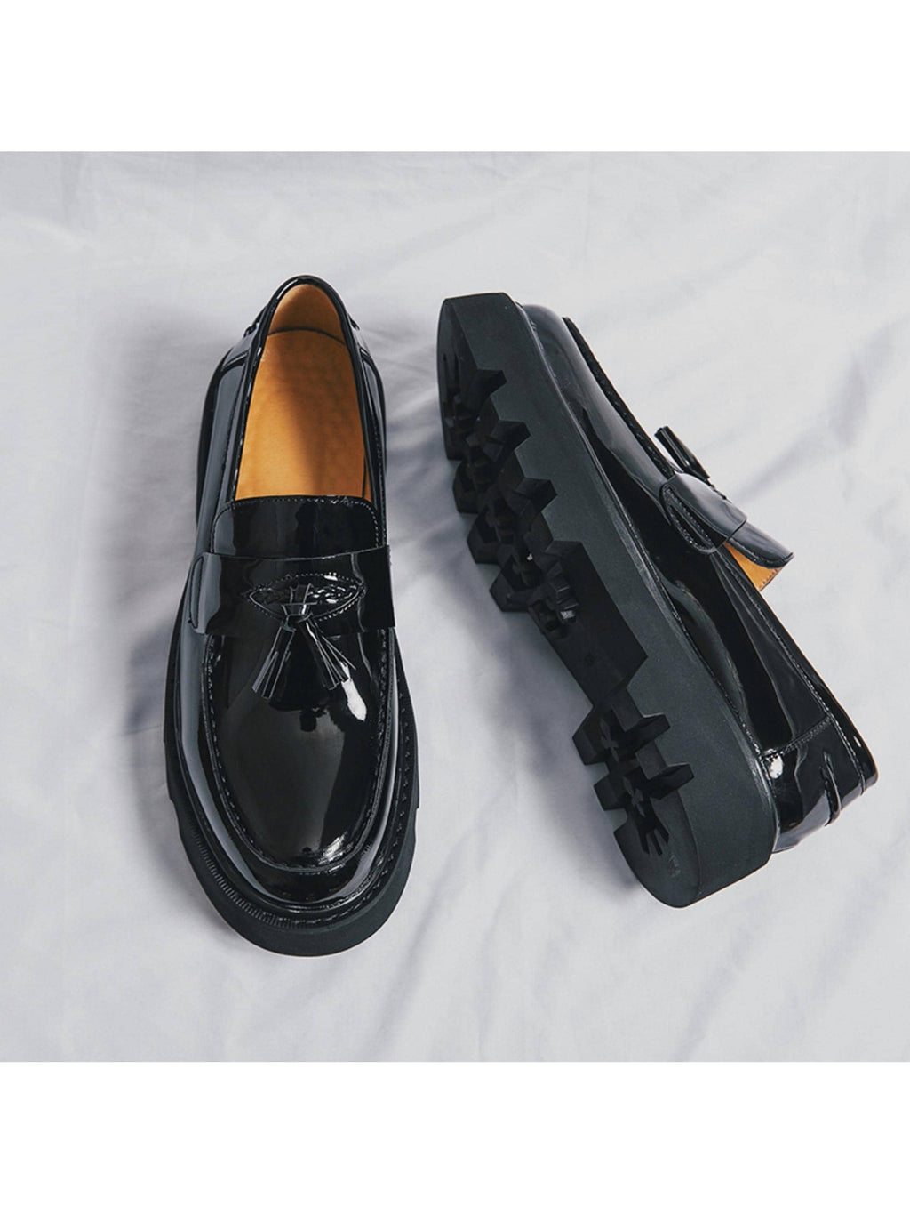Kenike men's formal shoes lace-up detail