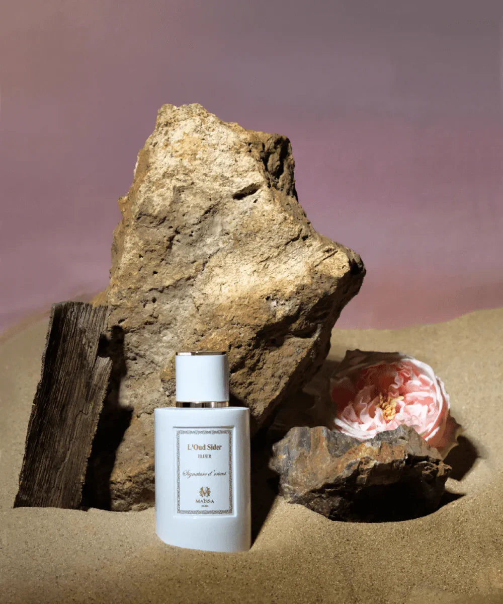 Maïssa L’Oud Sider perfume styling detail image