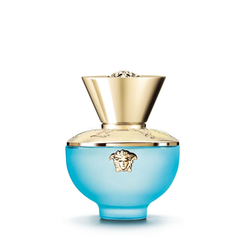 Versace Dylan Turquoise Eau de Toilette 50ml turquoise bottle detail