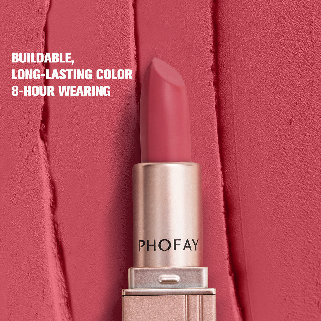 PHOFAY matte lipstick shade 01 detail