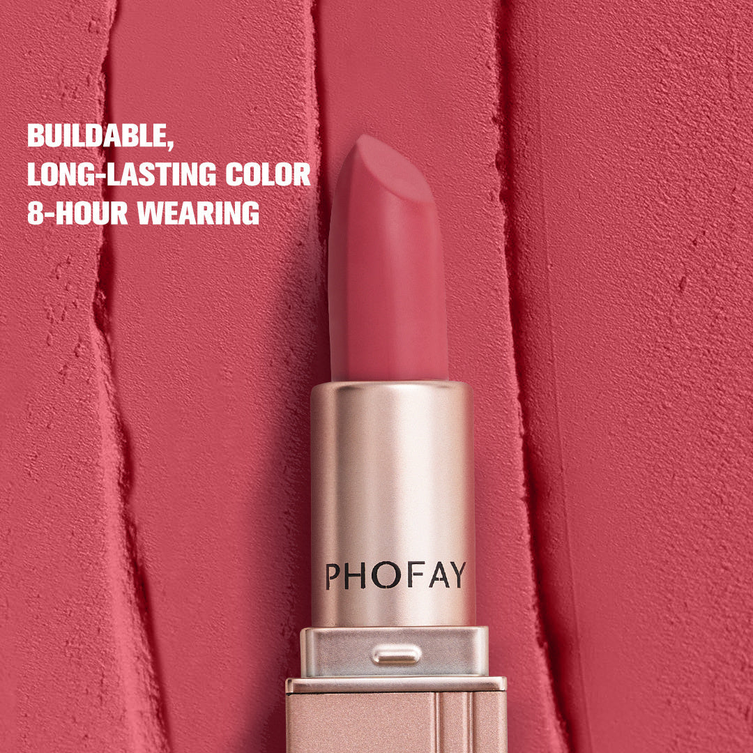 PHOFAY matte lipstick shade 01 detail