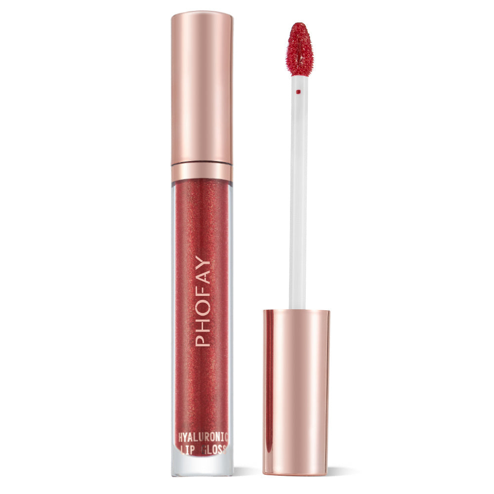 PHOFAY hyaluronic lip gloss shade range front view