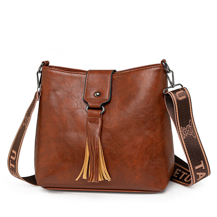 Retro Leisure Bucket Shoulder Bag