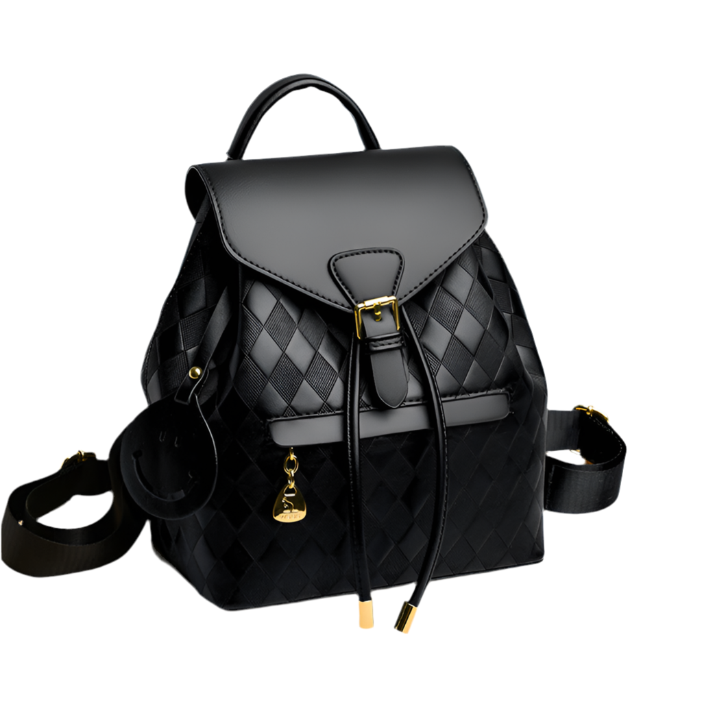 Kenike women's multifunctional backpack front pocket detail