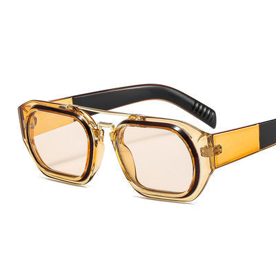 Kenike men's champagne retro colour trend sunglasses variant