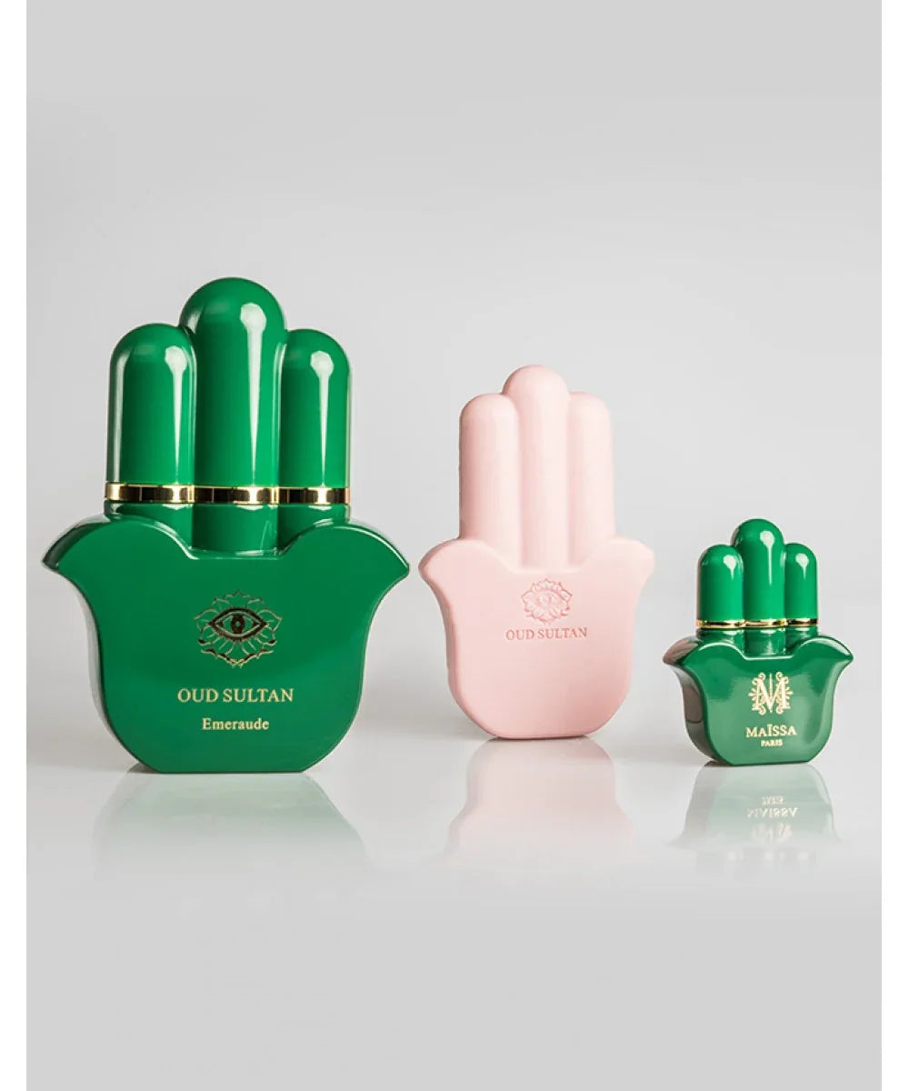 Maïssa Oud Sultan Precious Stones perfume gift box open presentation