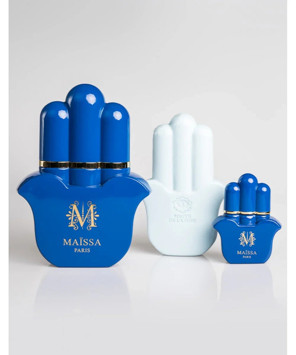 Maïssa Avenue de la Soie Precious Stones perfume gift box open presentation