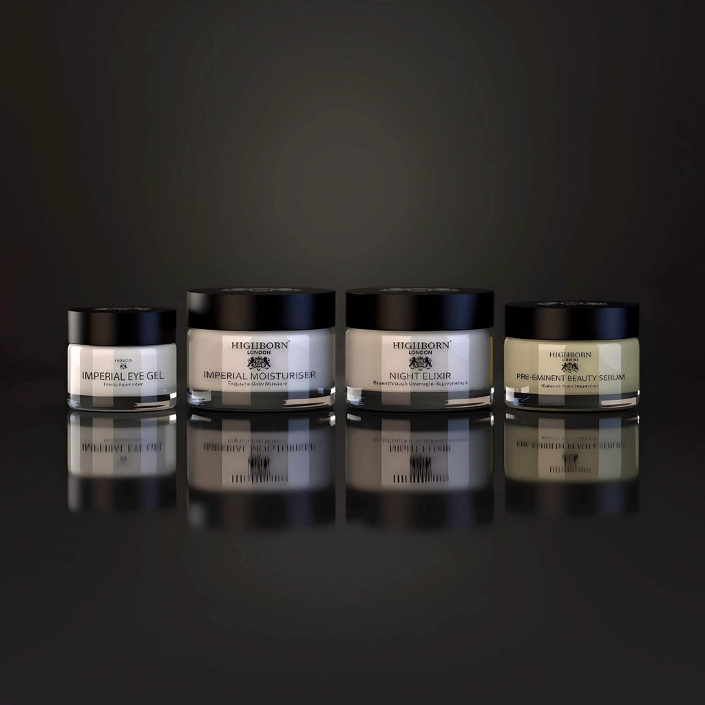 Highborn Four Phase Day and Night skincare collection row