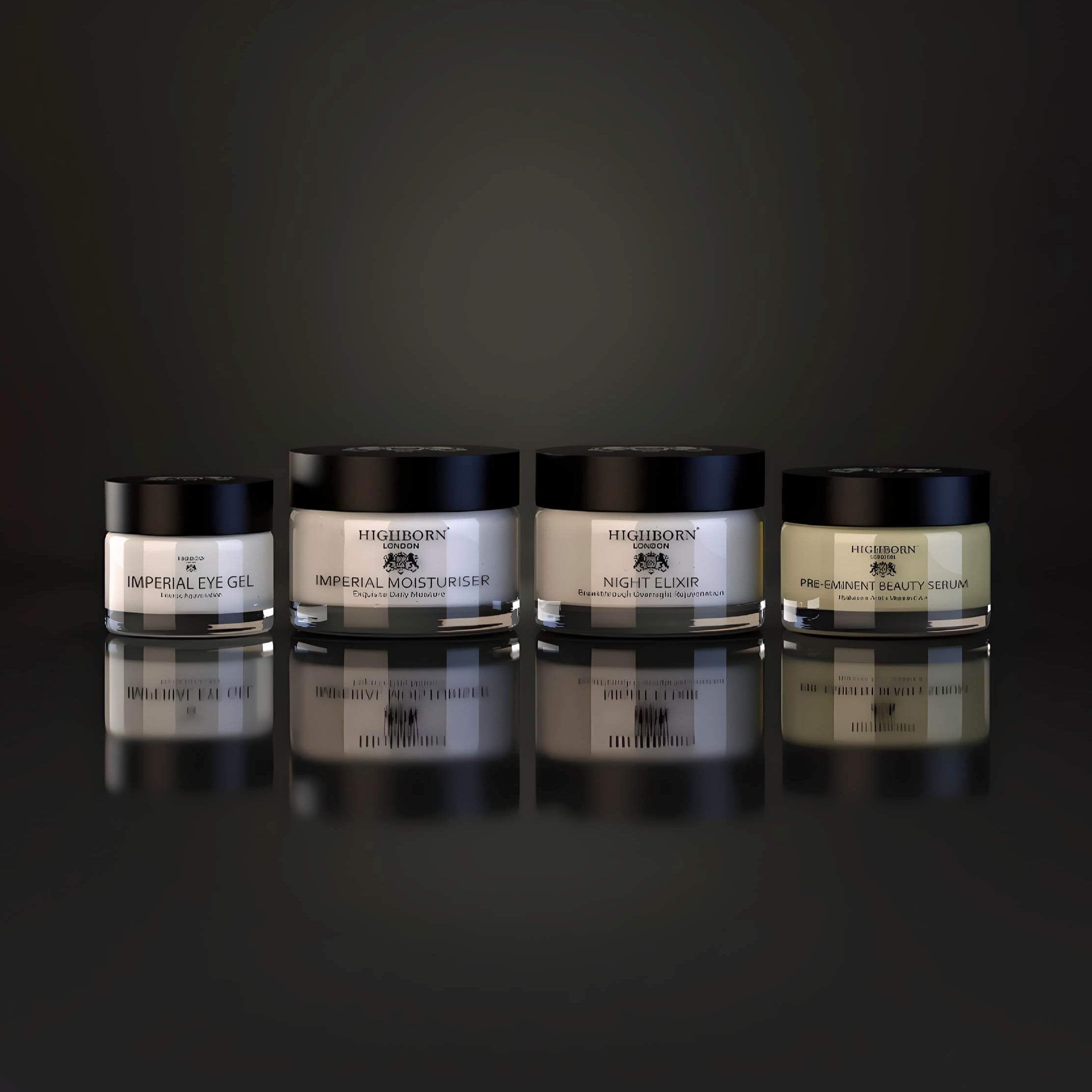 Highborn Four Phase Day and Night skincare collection row