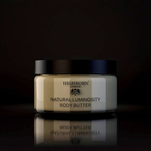 Highborn Natural Luminosity Body Butter 220ml moisturiser jar