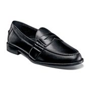Nunn Bush Noah black moc toe penny loafers variant