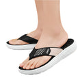 Kenike men's black non-slip beach flip-flops K3008-2 variant