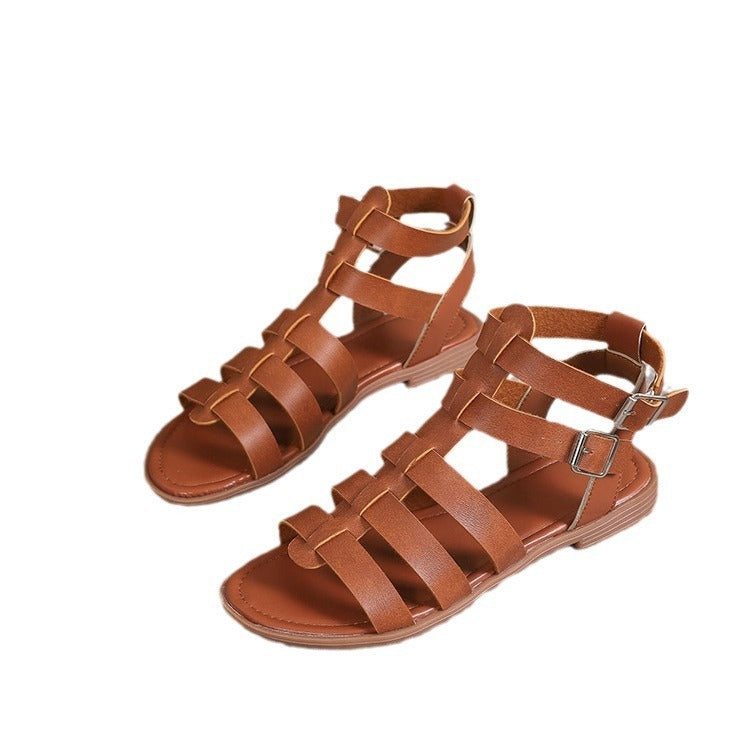 Kenike women's non-slip sandal heel detail