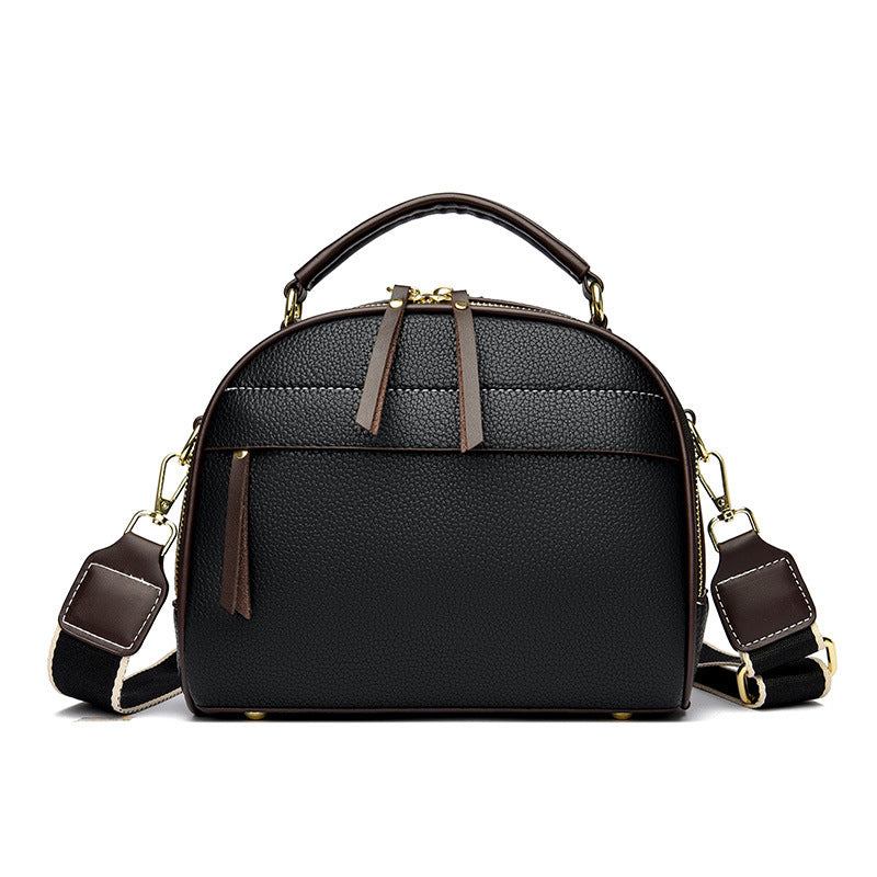 Kenike black portable spring and summer handbag variant