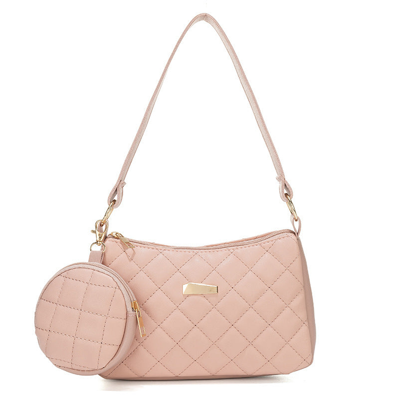Kenike pink women's shoulder bag 23x75x15cm variant