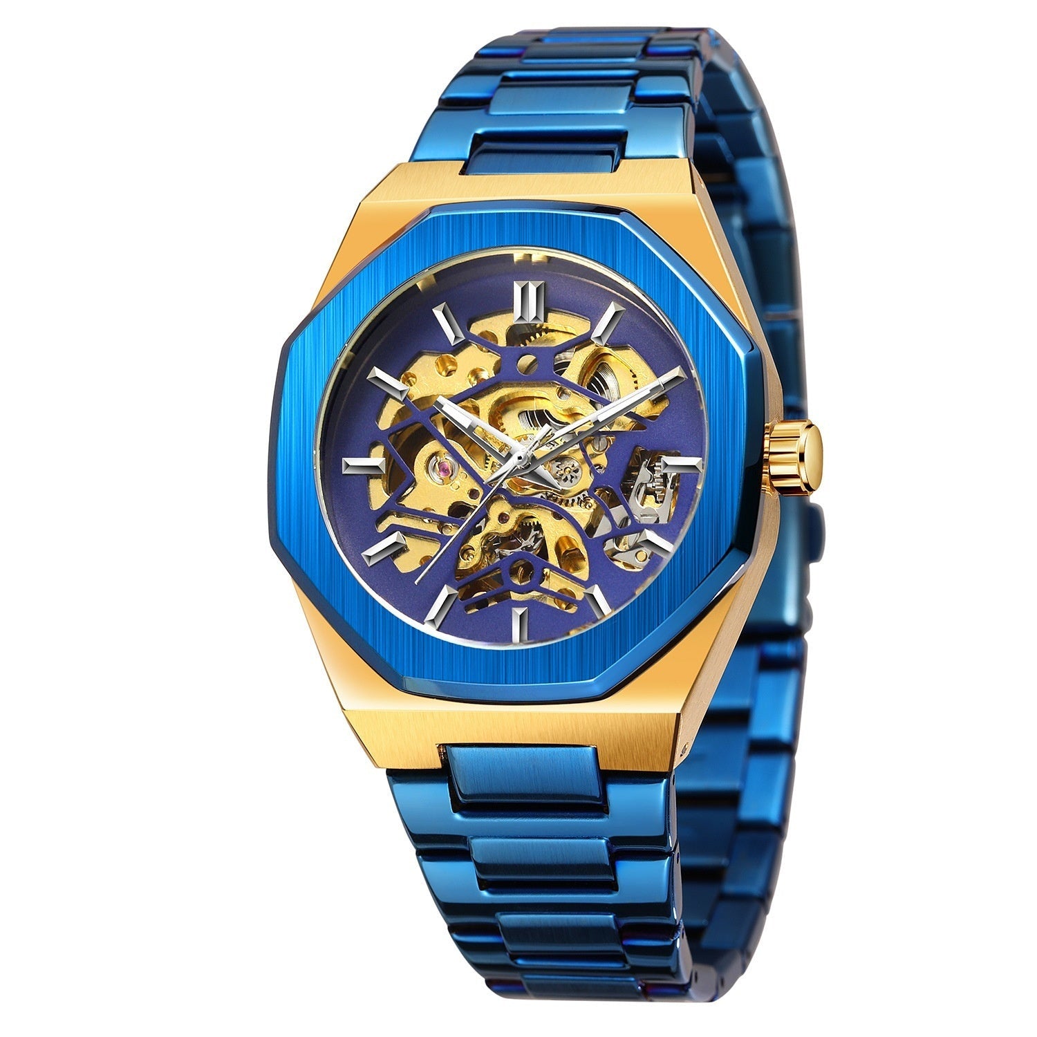 Kenike mechanical watch silver black variant