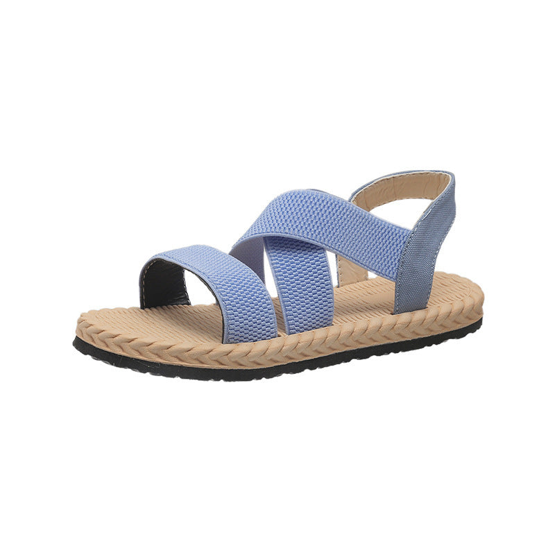Kenike soft bottom Roman sandals final product detail