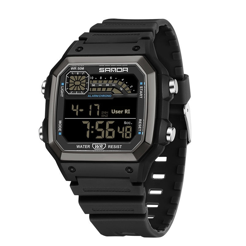 Kenike men's luminous sports watch side profile