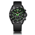 Kenike thin rubber strap watch side profile