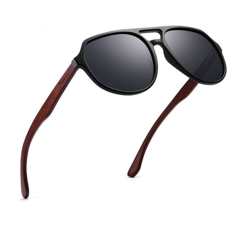 Kenike black polarized outdoor sunglasses variant