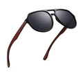 Kenike black polarized outdoor sunglasses variant