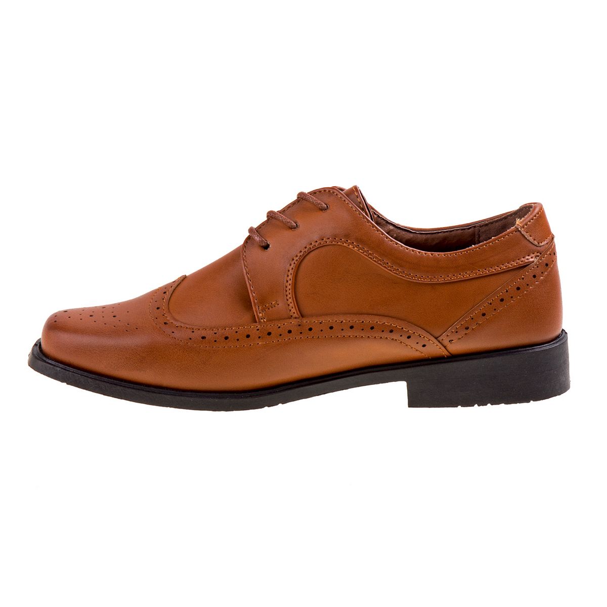 Josmo boys' wingtip dress shoes side profile