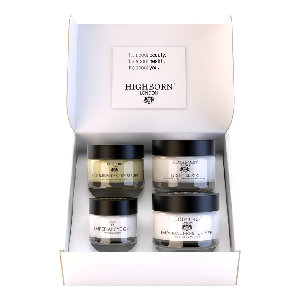 Highborn Four Phase Day and Night boxed skincare set