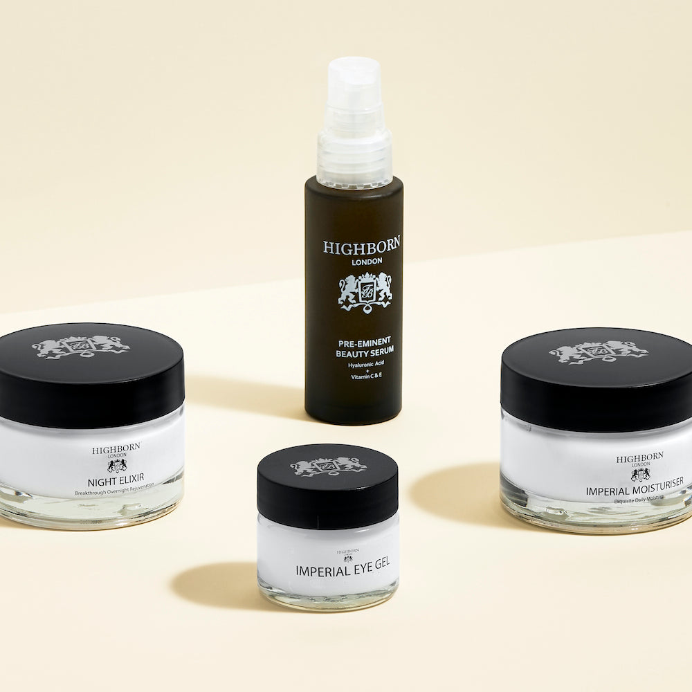 Highborn Four Phase Day and Night complete skincare routine set
