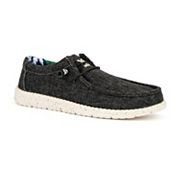 Xray Desmo men's black moc toe loafers variant
