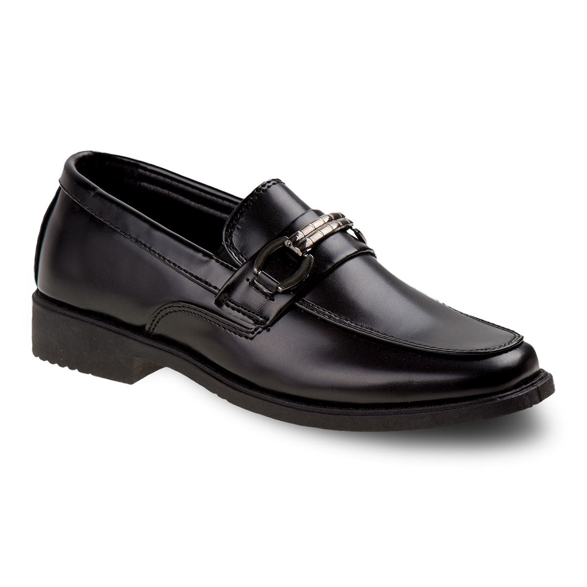 Josmo boys' black slip-on dress shoes variant