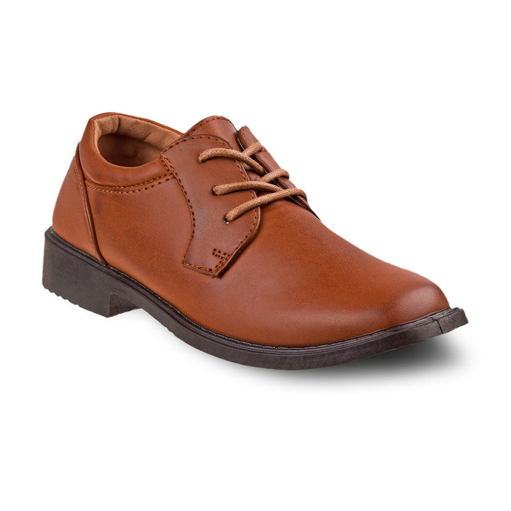 Josmo boys' tan Oxford dress shoes variant