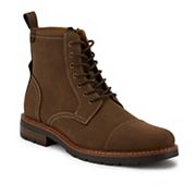 Dockers Rawls men's dark tan cap toe ankle boots variant