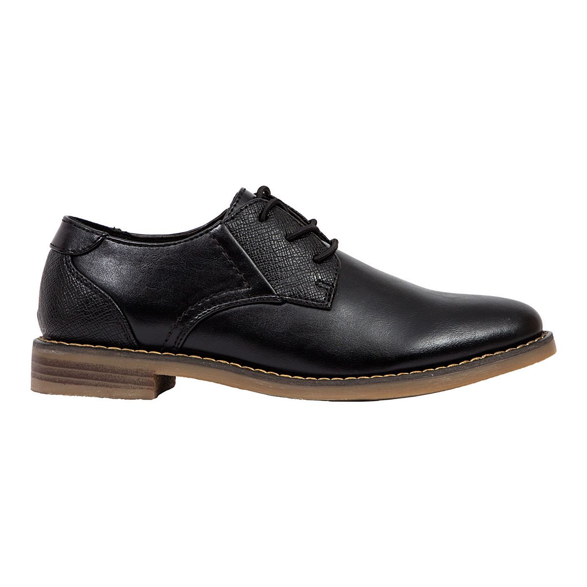 Deer Stags Matthew Jr kids' Oxford dress shoes angled view