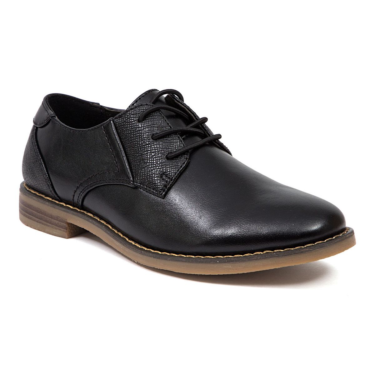 Deer Stags Matthew Jr black kids' Oxford dress shoes variant