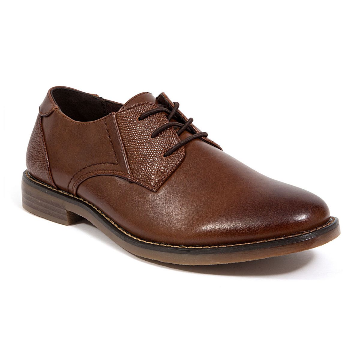 Deer Stags Matthew Jr brown kids' Oxford dress shoes variant