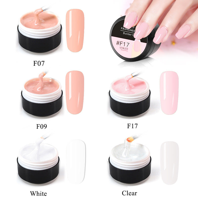 Kenike Painless Extension Gel white shade detail