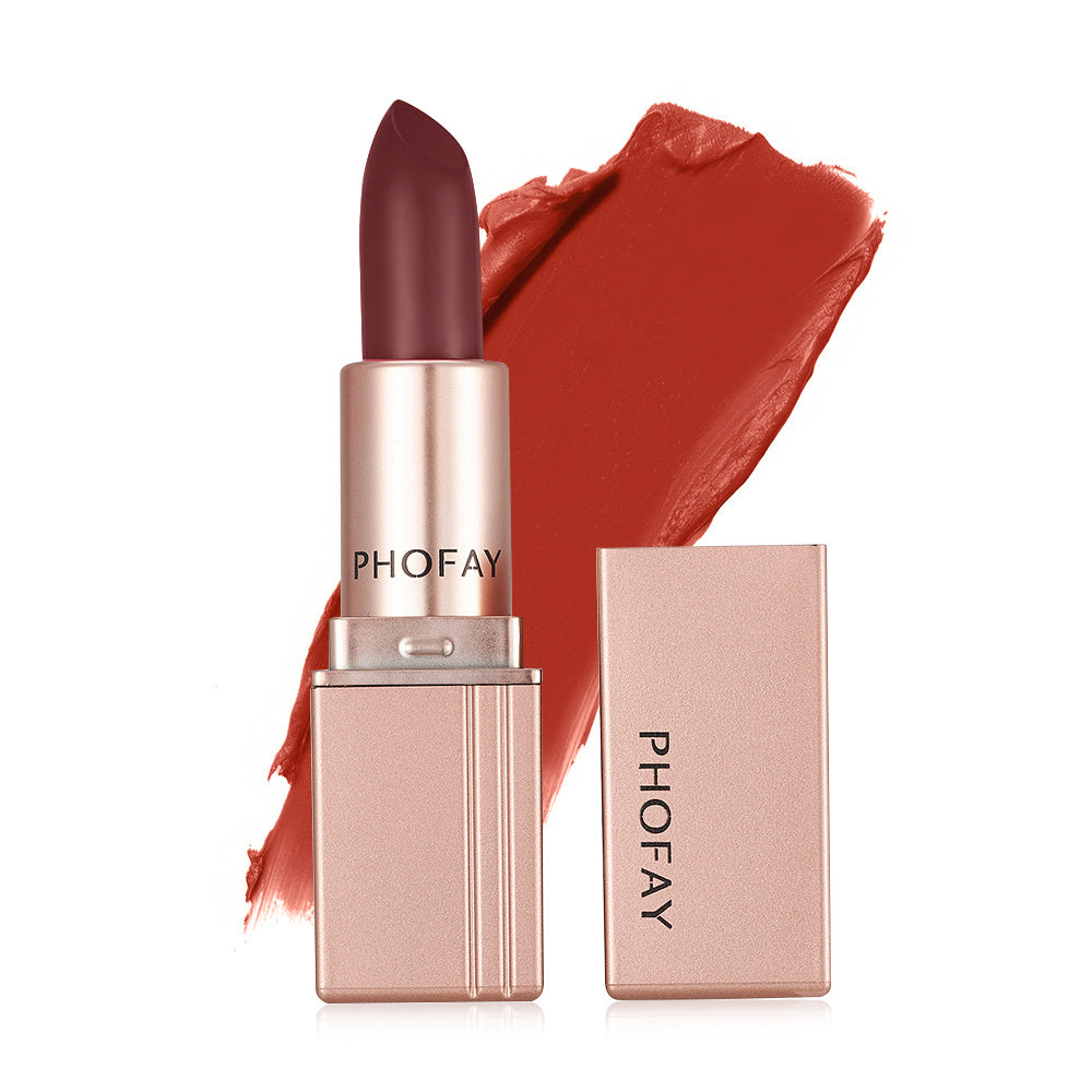 PHOFAY matte lipstick final product view
