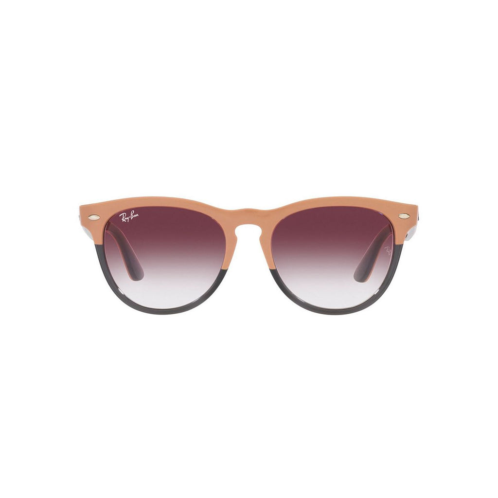 Ray-Ban 0RB4471 Iris Phantos beige sunglasses violet lenses detail view