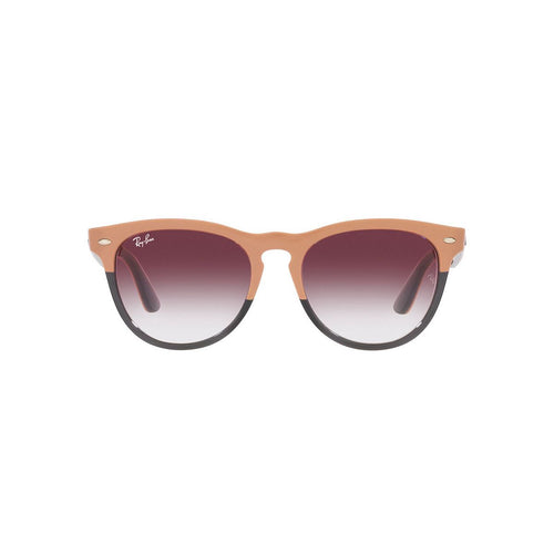 Ray-Ban 0RB4471 Iris Phantos beige sunglasses violet lenses detail view