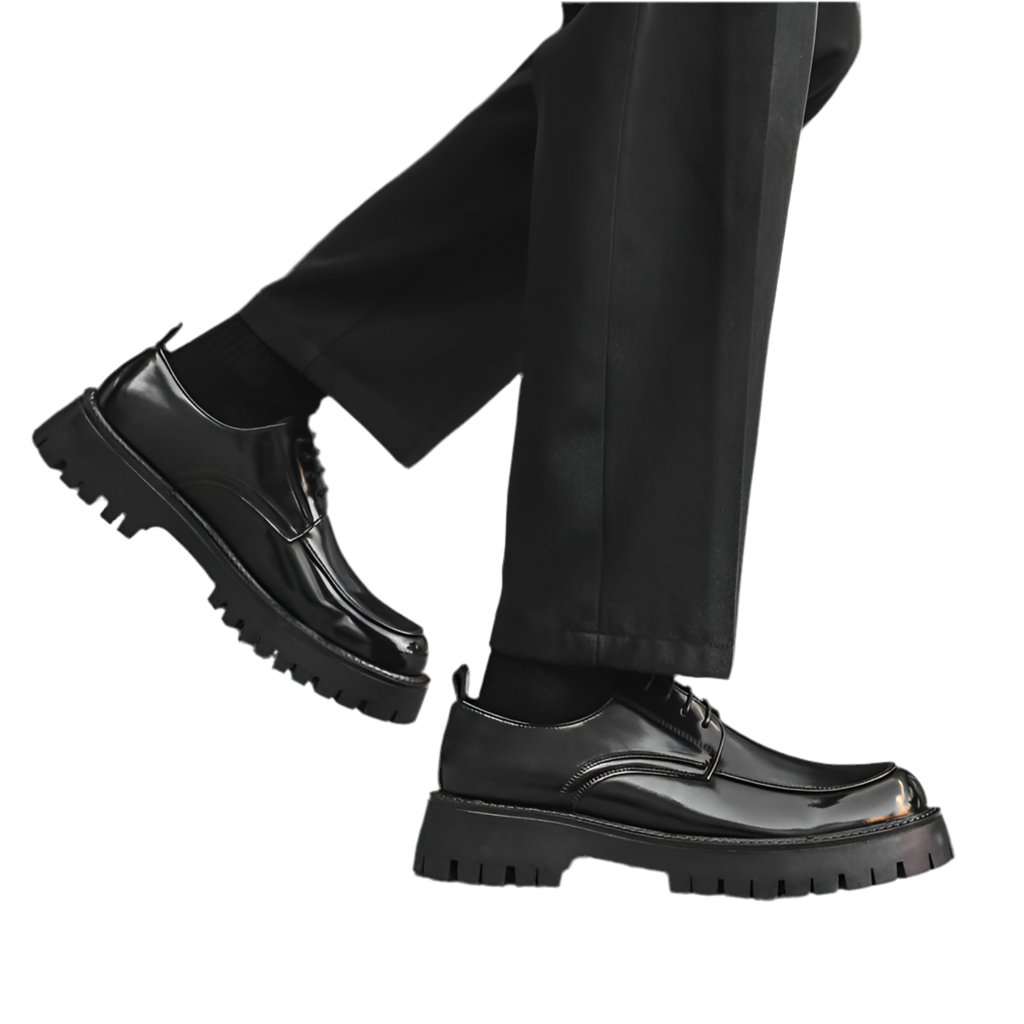 Kenike height increasing shoes black variant